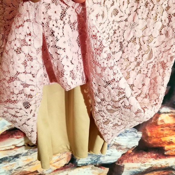 Kamiseta Pink Lace Dress Size Medium - Picture 6 of 6